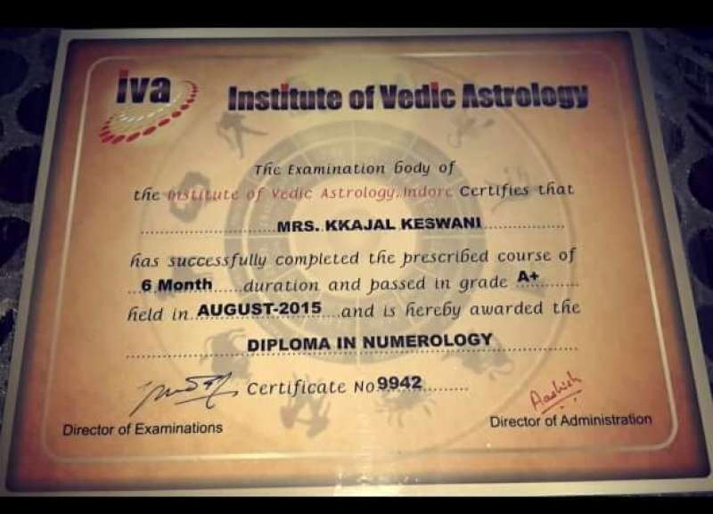 Diploma in Numerology